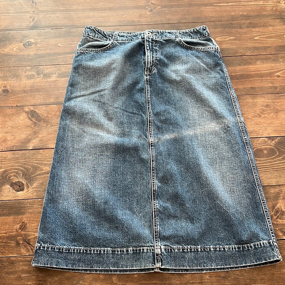 Mavi midi denim skirt